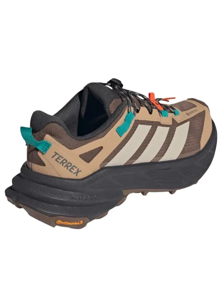 Мужские треккинговые ботинки с принтом Terrex Free Hiker SL Gore-Tex Adidas — изображение 3 из 5, коричневый