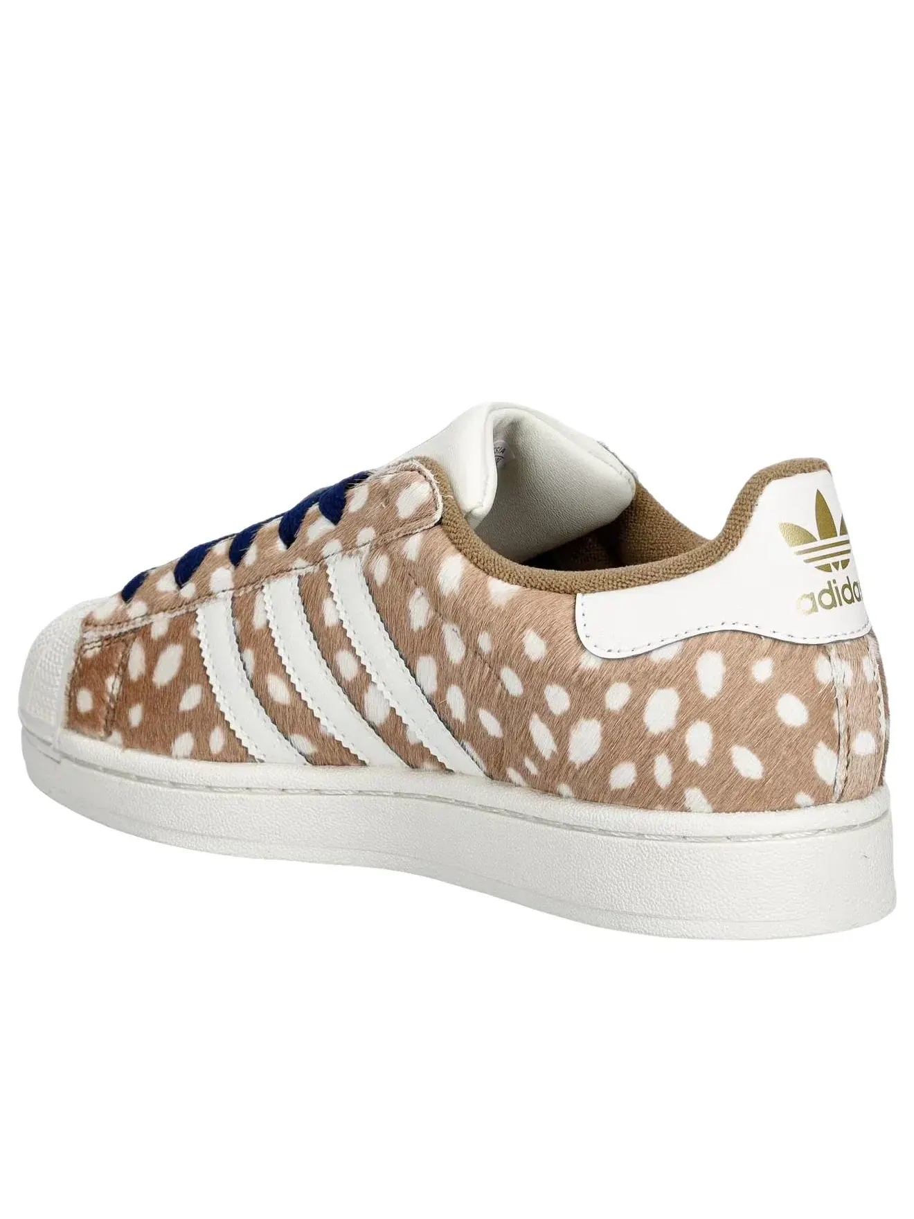 Женские кроссовки с круглым носком Superstar II Adidas — изображение 5 из 6, коричневый