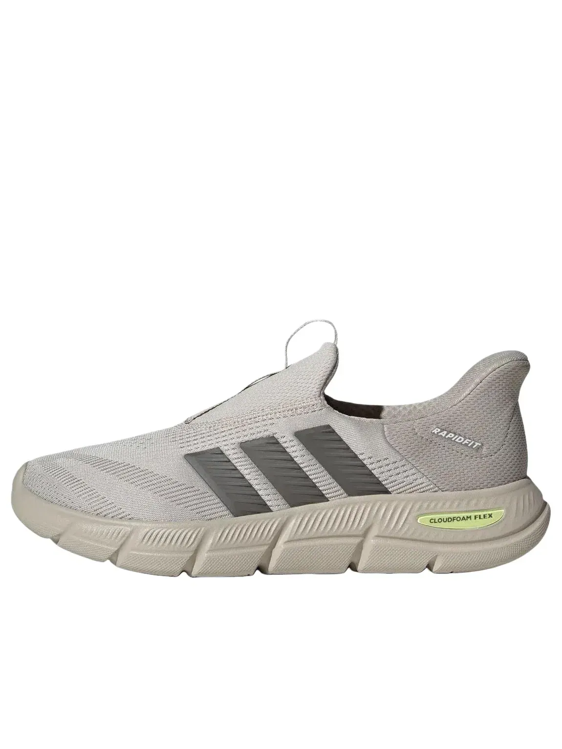 Мужские кроссовки для бега Cloudfoam Flex Lounge Rapidfit Adidas — изображение 1 из 4, бежевый