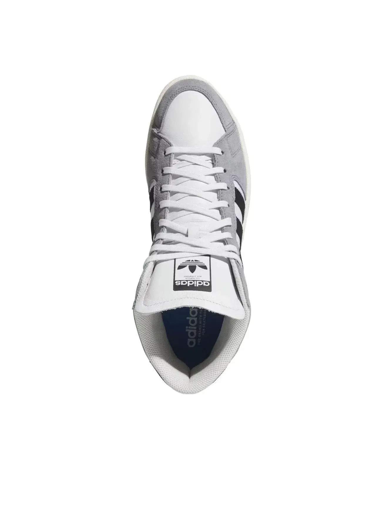 Мужские кроссовки для скейтбординга с высокой посадкой Superskate Adidas — изображение 2 из 5, серый