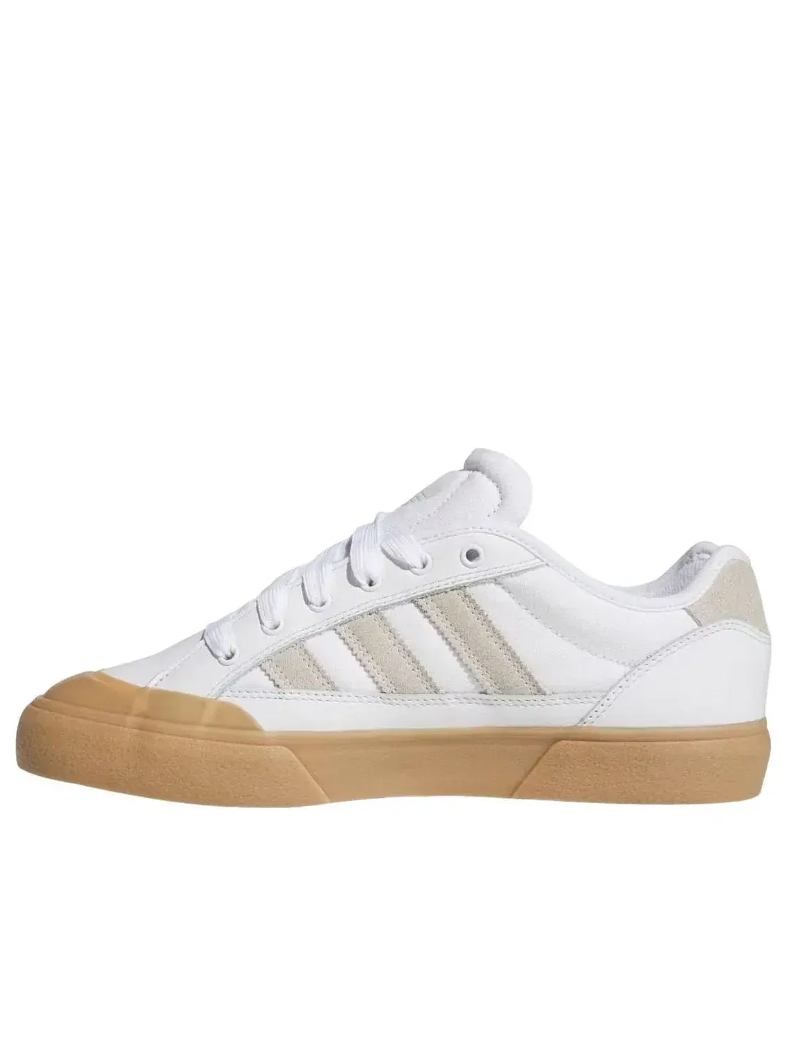 Мужские кроссовки для тенниса с кожаным верхом Adidas Court Tennis Premiere RT Crystal White Gum — изображение 1 из 5, белый