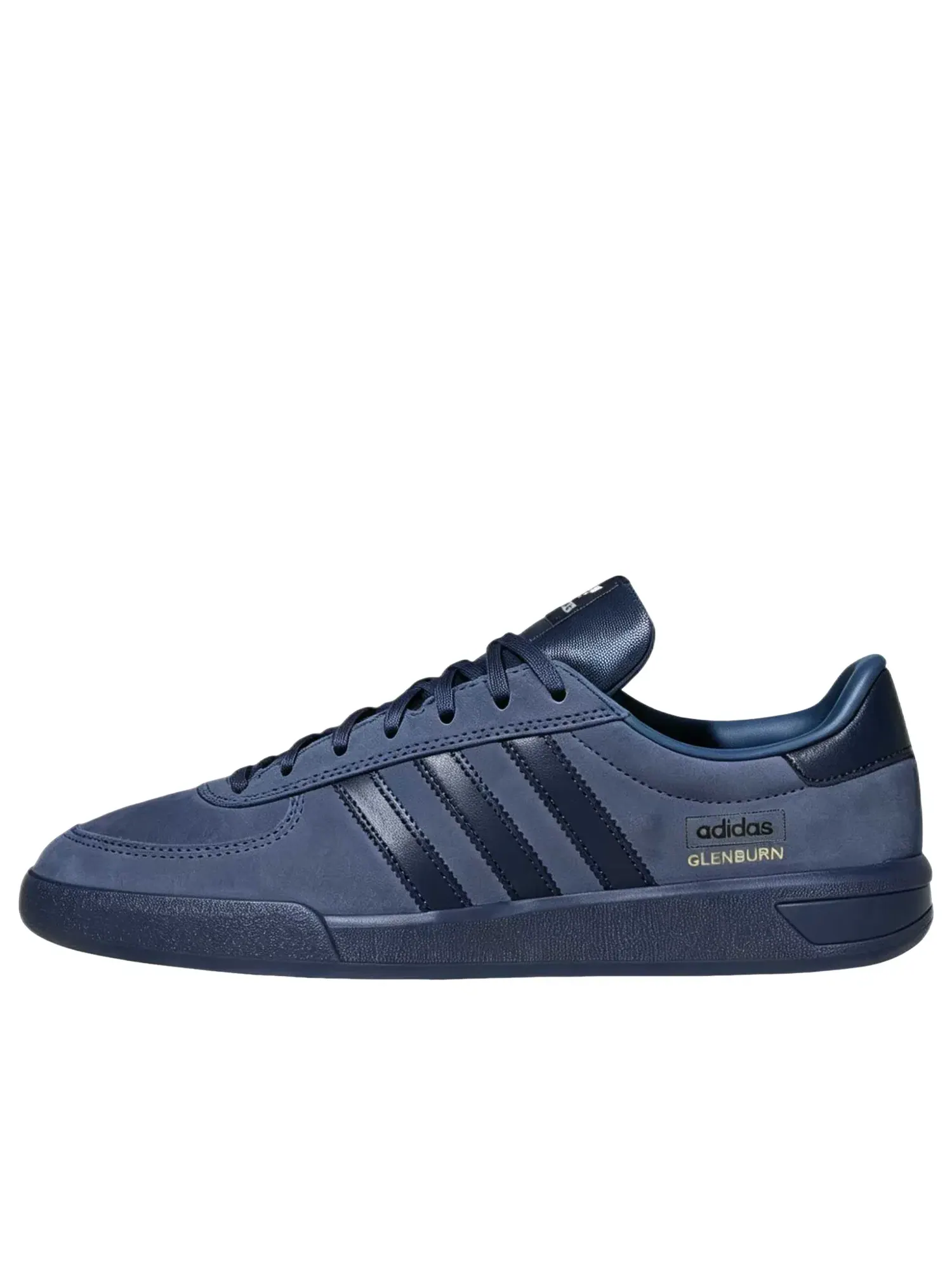 Мужские кроссовки с замшевым верхом Glenburn Preloved Ink Gold Metallic Adidas — изображение 1 из 3, темно-синий