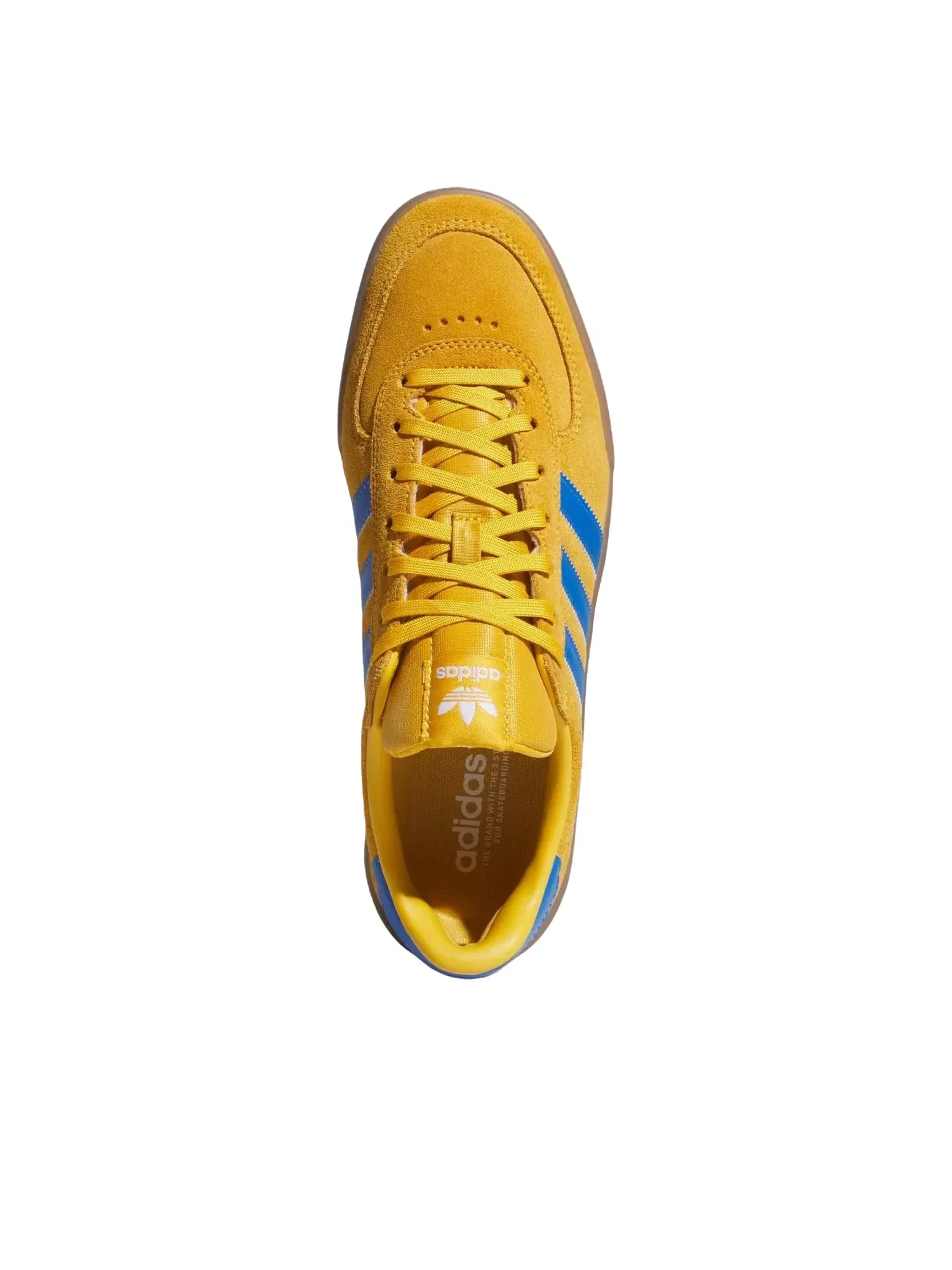 Мужские кроссовки с замшевым верхом Glenburn Adidas — изображение 3 из 4, желтый