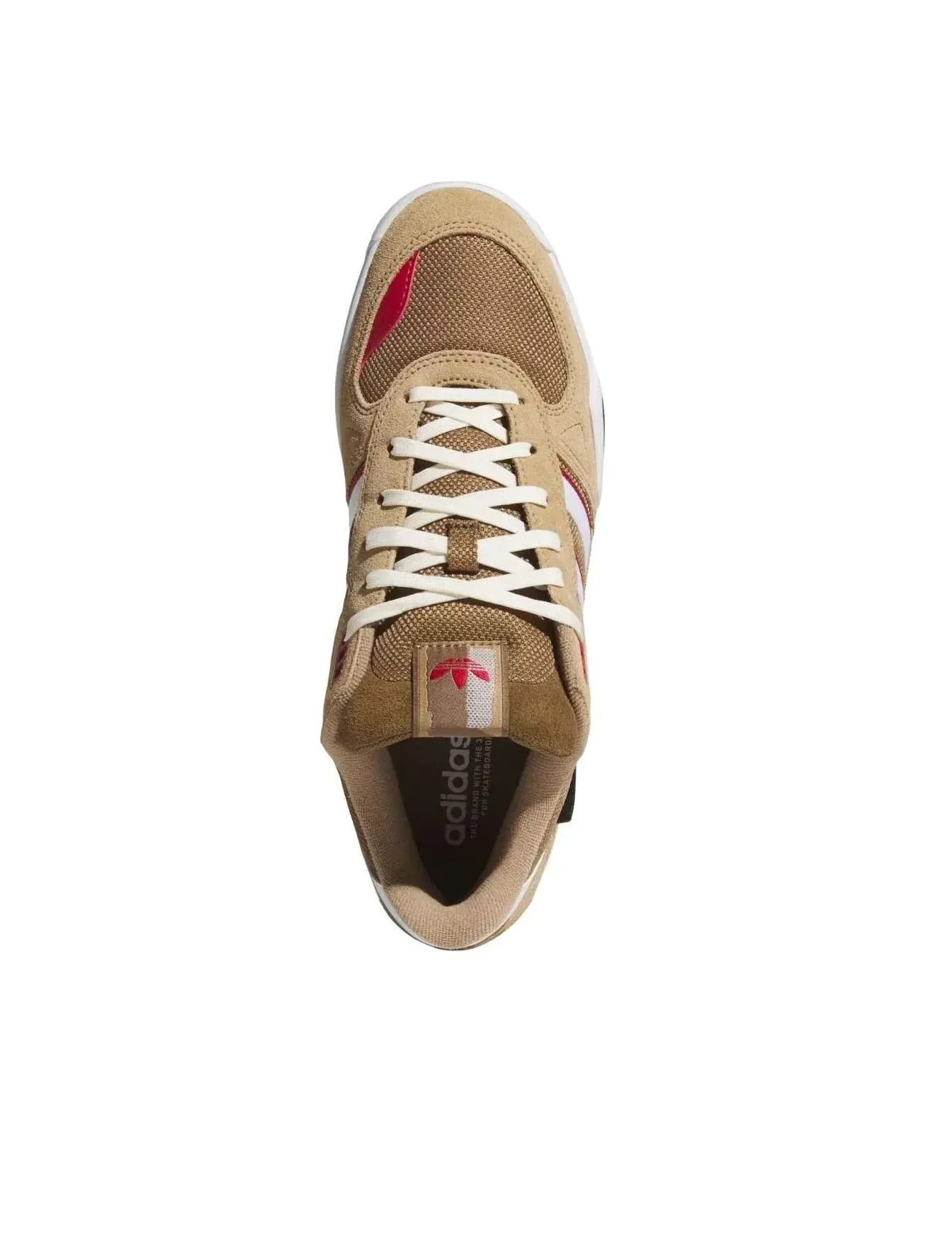 Мужские кроссовки с шнуровкой Tekkira Cup Adidas — изображение 3 из 5, коричневый
