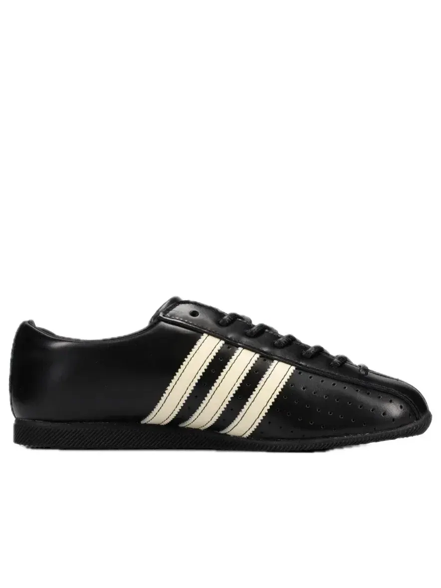 Женские кроссовки с кожаным верхом Adidas Japan Lux Black Cream White — изображение 5 из 5, черный