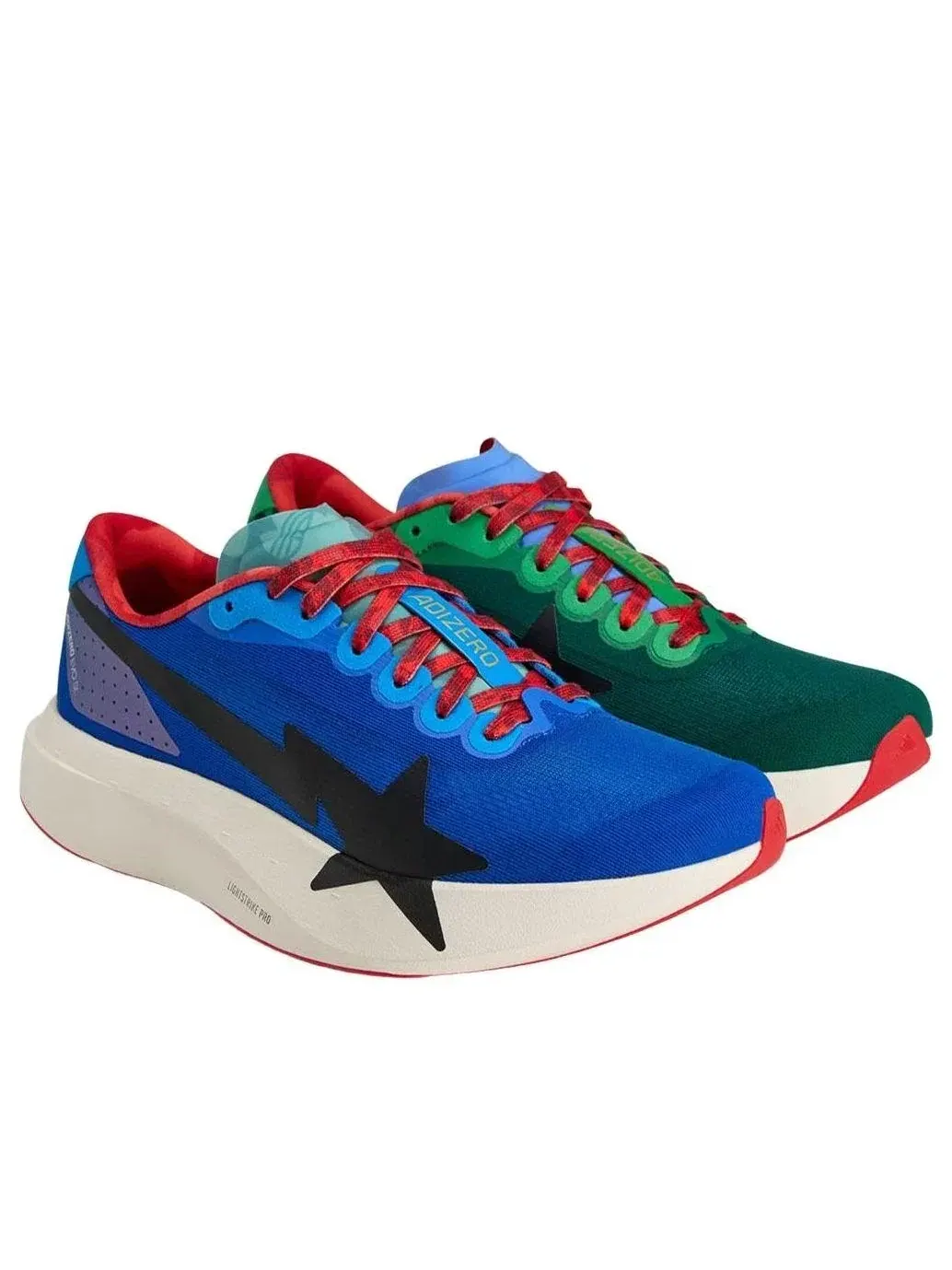 Мужские кроссовки с принтом BAPE Adizero Evo SL Adidas — изображение 4 из 7, мульти