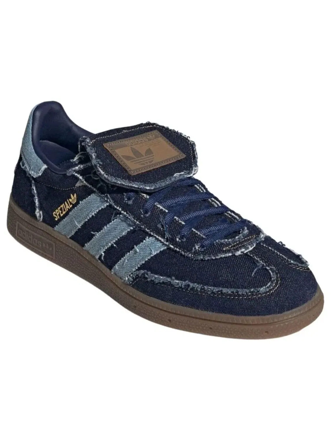 Женские кроссовки с денимовым верхом Handball Spezial Adidas — изображение 2 из 5, темно-синий