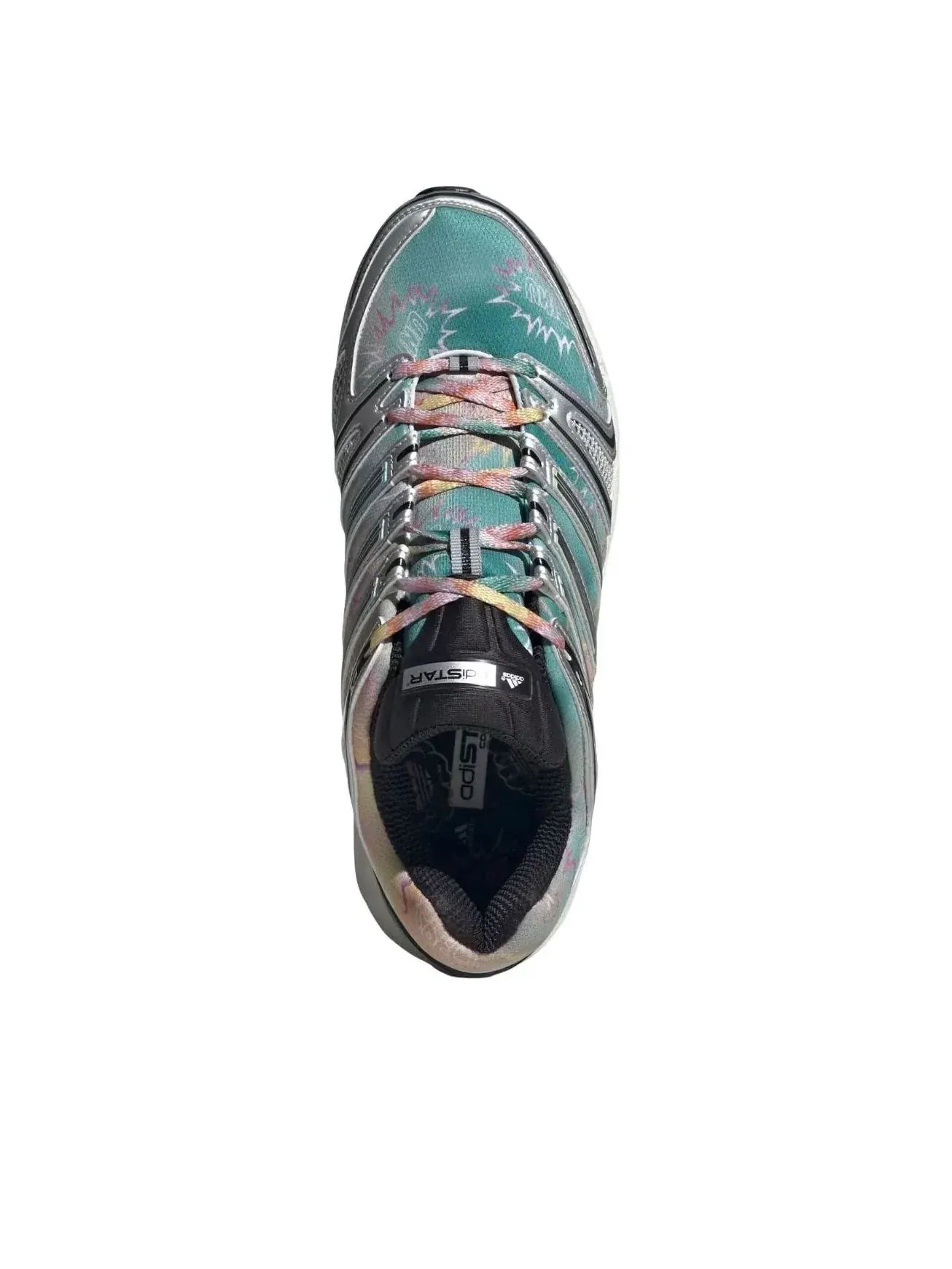 Кроссовки Adidas Adistar Control 5 'Silver Metallic Black' KJ5955 — изображение 2 из 5, зеленый