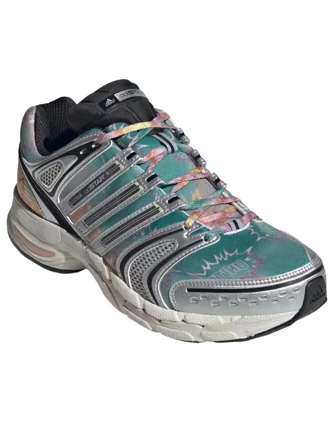 Кроссовки Adidas Adistar Control 5 'Silver Metallic Black' KJ5955 — изображение 4 из 5, зеленый