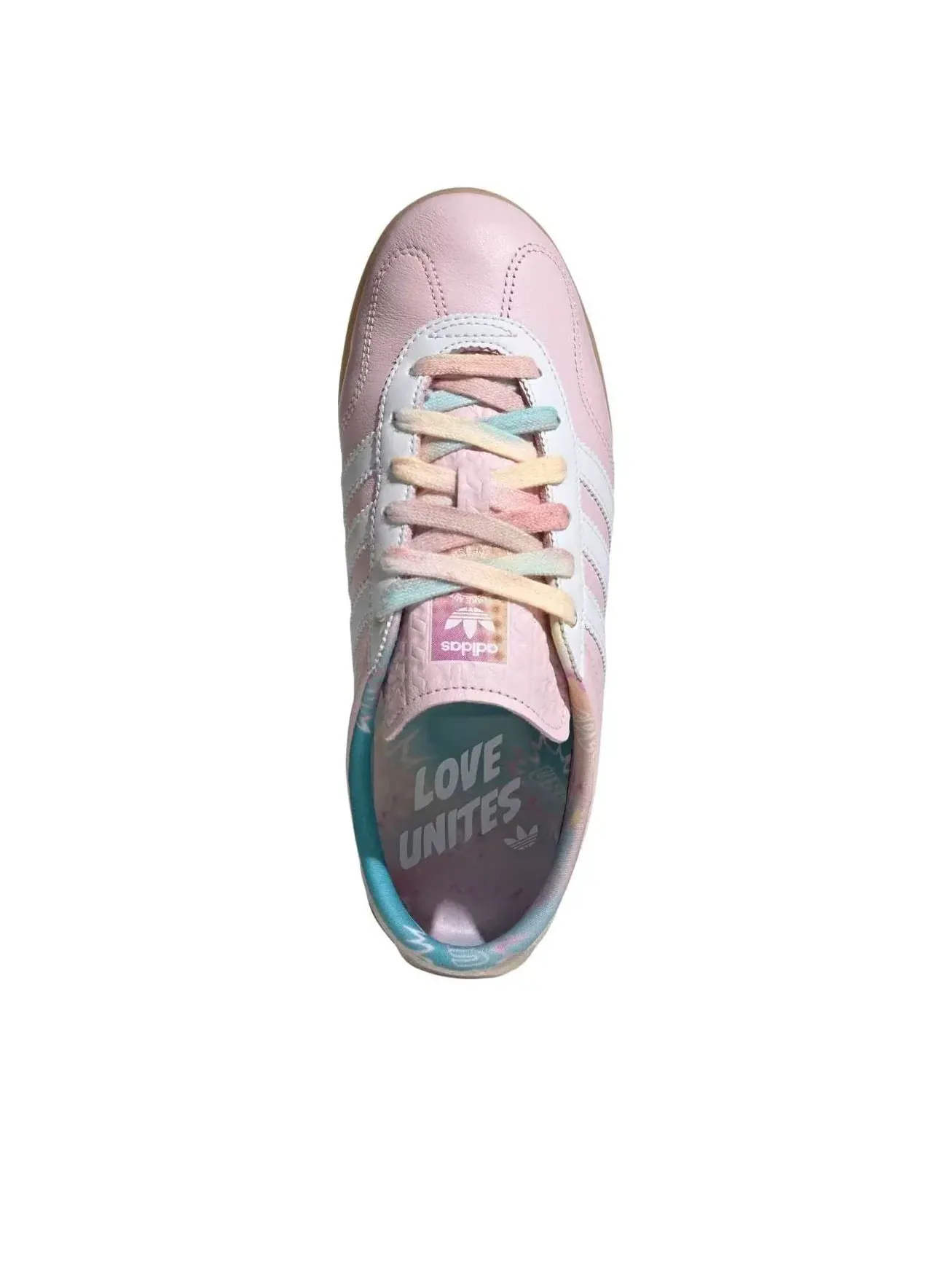 Кроссовки Adidas x Love Unites Gazelle Lo Pro 'Clear Pink White' KJ5956 — изображение 2 из 5, розовый