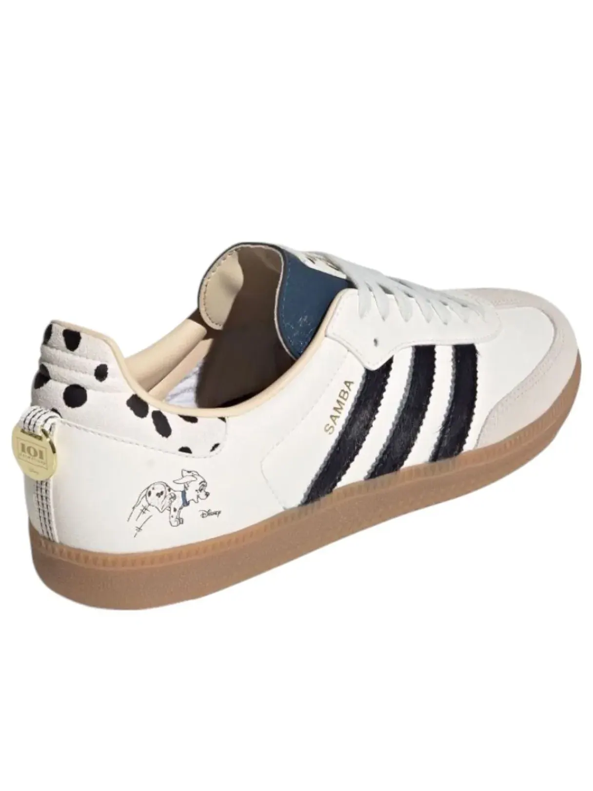 Мужские кроссовки с кожаным верхом Samba Disney '101 Dalmatians Penny' Adidas — изображение 4 из 6, белый