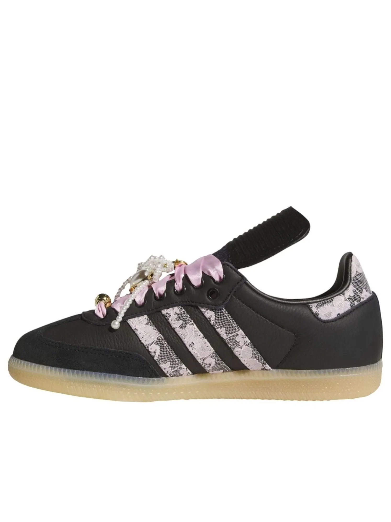 Кроссовки (WMNS) adidas Samba LT 'Lace Pearls' — изображение 1 из 5, черный