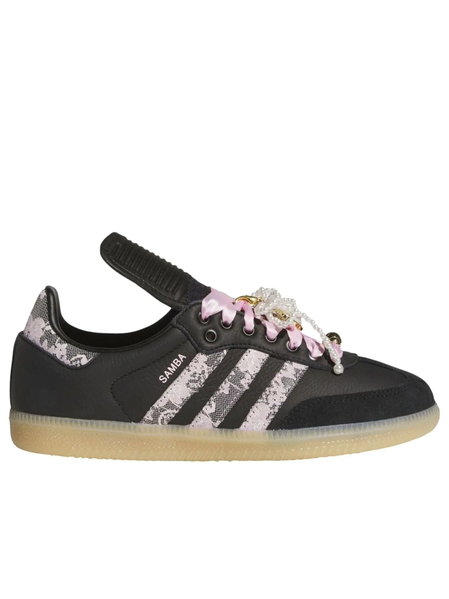Кроссовки (WMNS) adidas Samba LT 'Lace Pearls' — изображение 5 из 5, черный