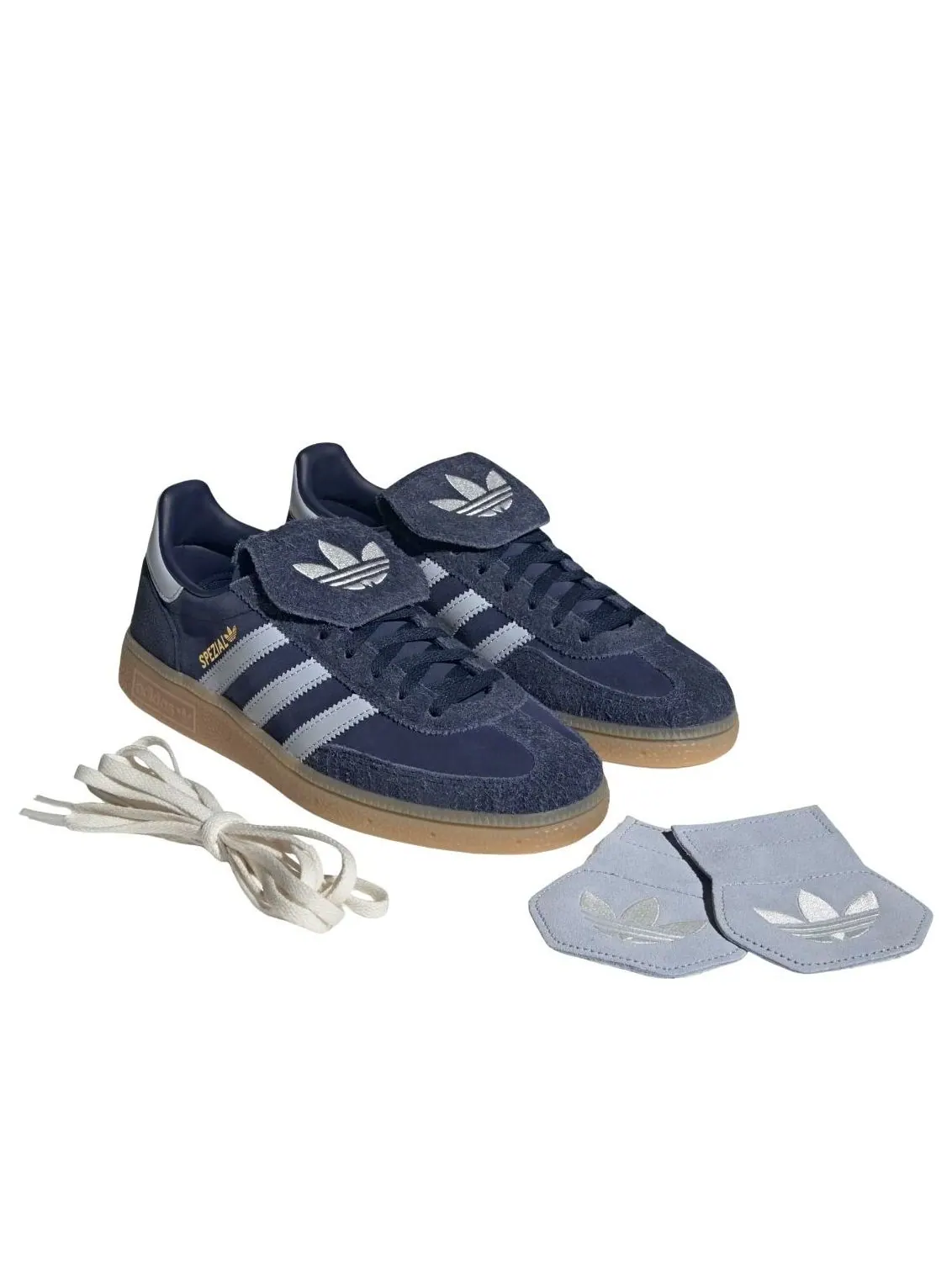 (WMNS) Adidas Handball Spezial LT 'Dark Blue Crystal Sky' — изображение 4 из 5, темный синий//белый