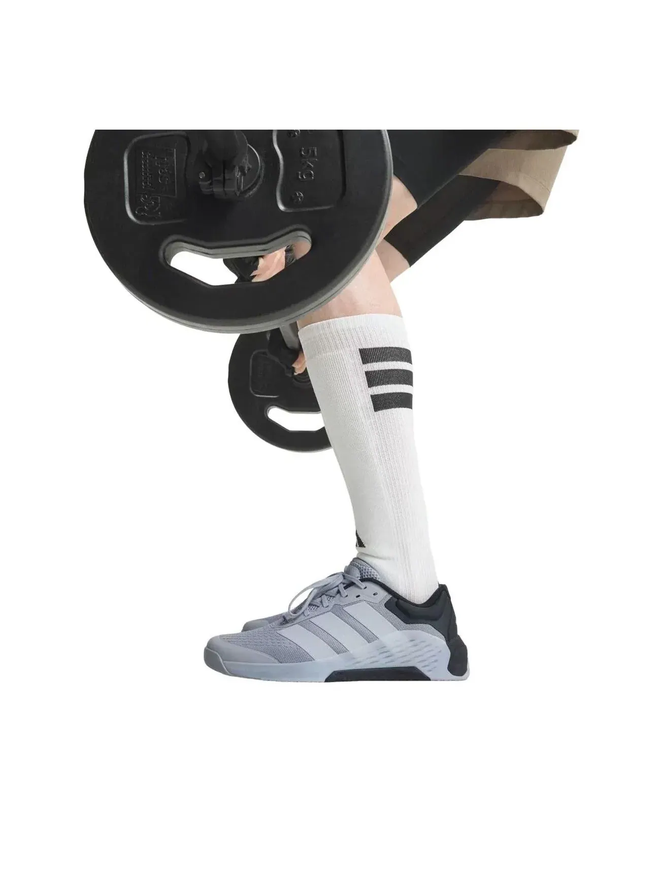Мужские кроссовки для тренировок с принтом Dropset 4 Adidas — изображение 4 из 5, серебряный