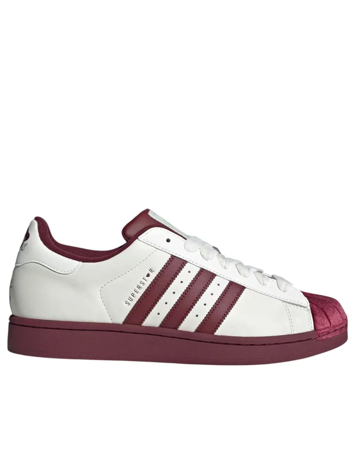 Кроссовки (WMNS) adidas Superstar II 'White Shadow Red' — изображение 2 из 6, белый