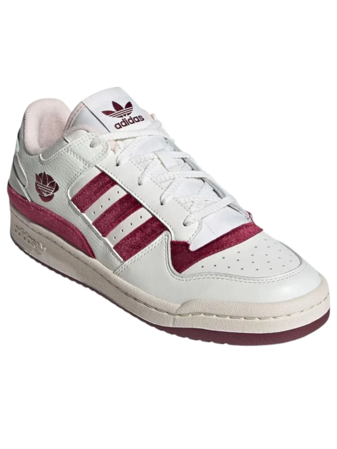 Adidas Forum Low CL 'White Red' — изображение 4 из 5, белый/красный