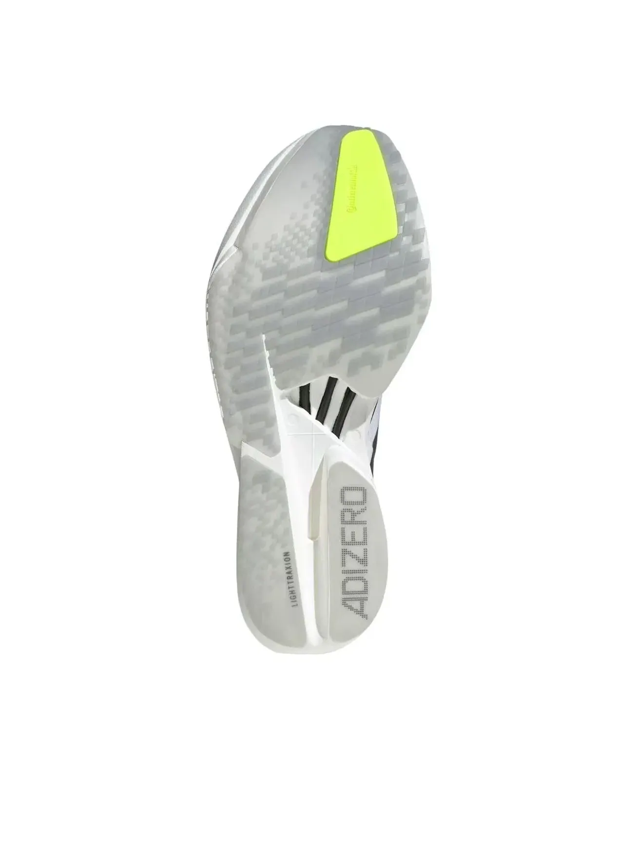 Мужские беговые кроссовки с принтом Adizero Pro White Iron Metallic Adidas — изображение 4 из 5, белый