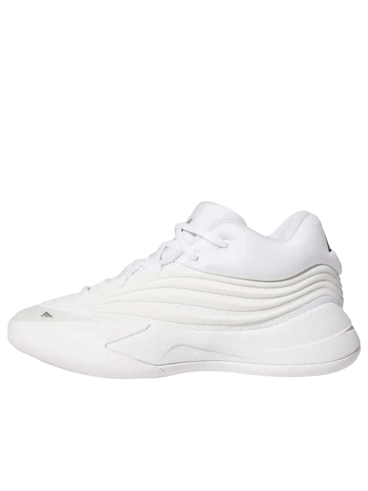 Детские кроссовки для баскетбола с шнуровкой Dame 10 Adidas — изображение 1 из 4, белый