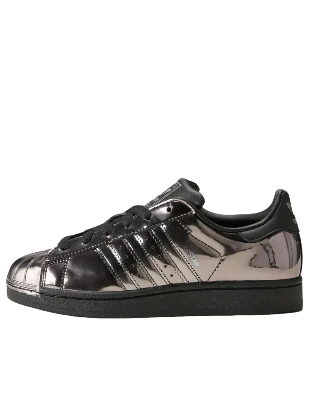 Женские кроссовки с кожаным верхом Superstar II Adidas — изображение 1 из 3, черный