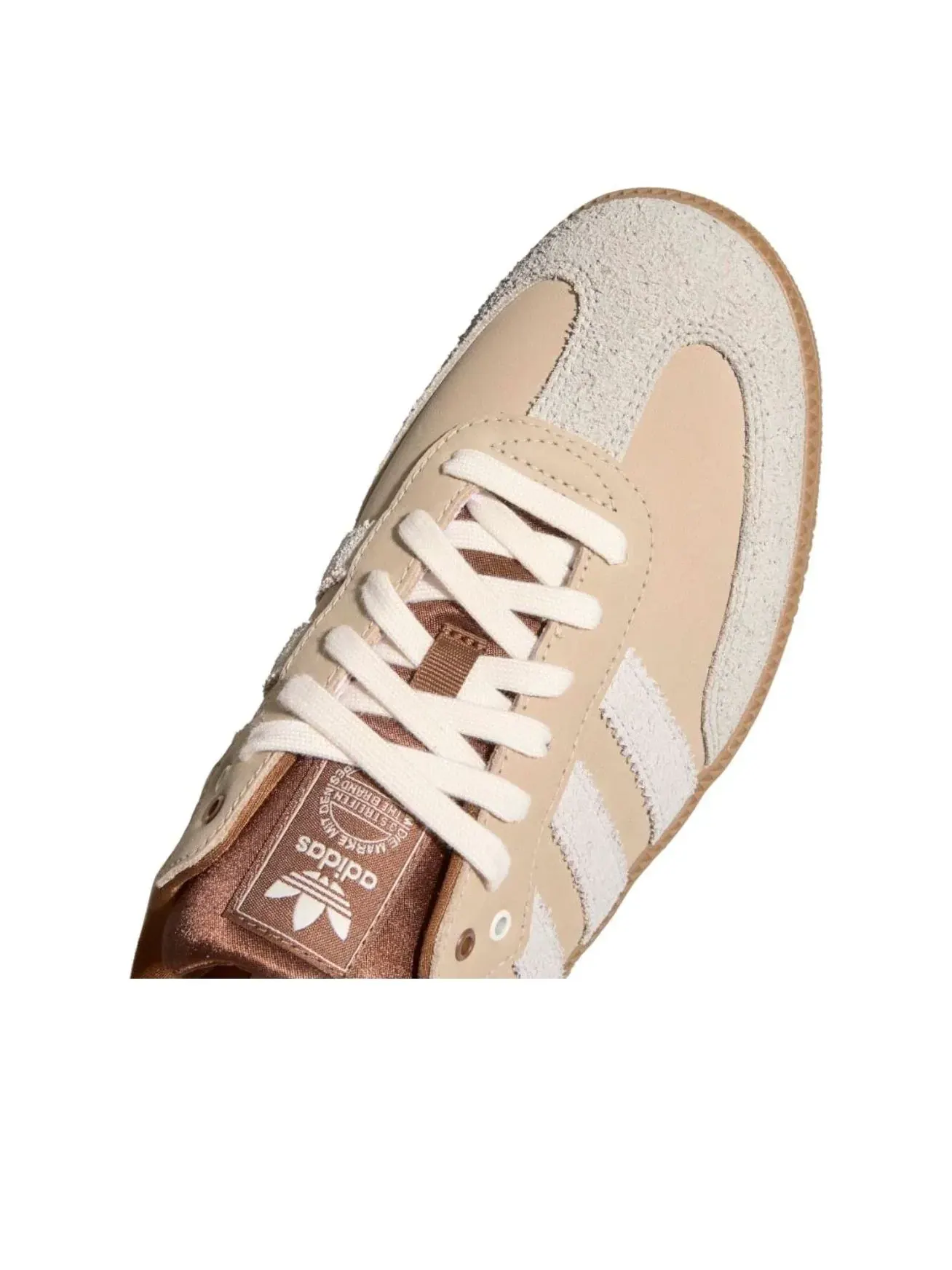 Кроссовки Adidas Samba OG 'Miracle Brown Off White' — изображение 4 из 5, коричневый