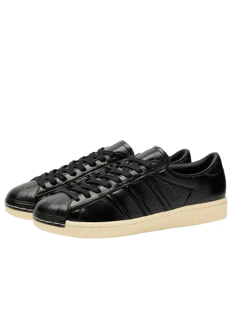 Мужские кроссовки с закрытой шнуровкой Superstar Adidas — изображение 2 из 3, черный