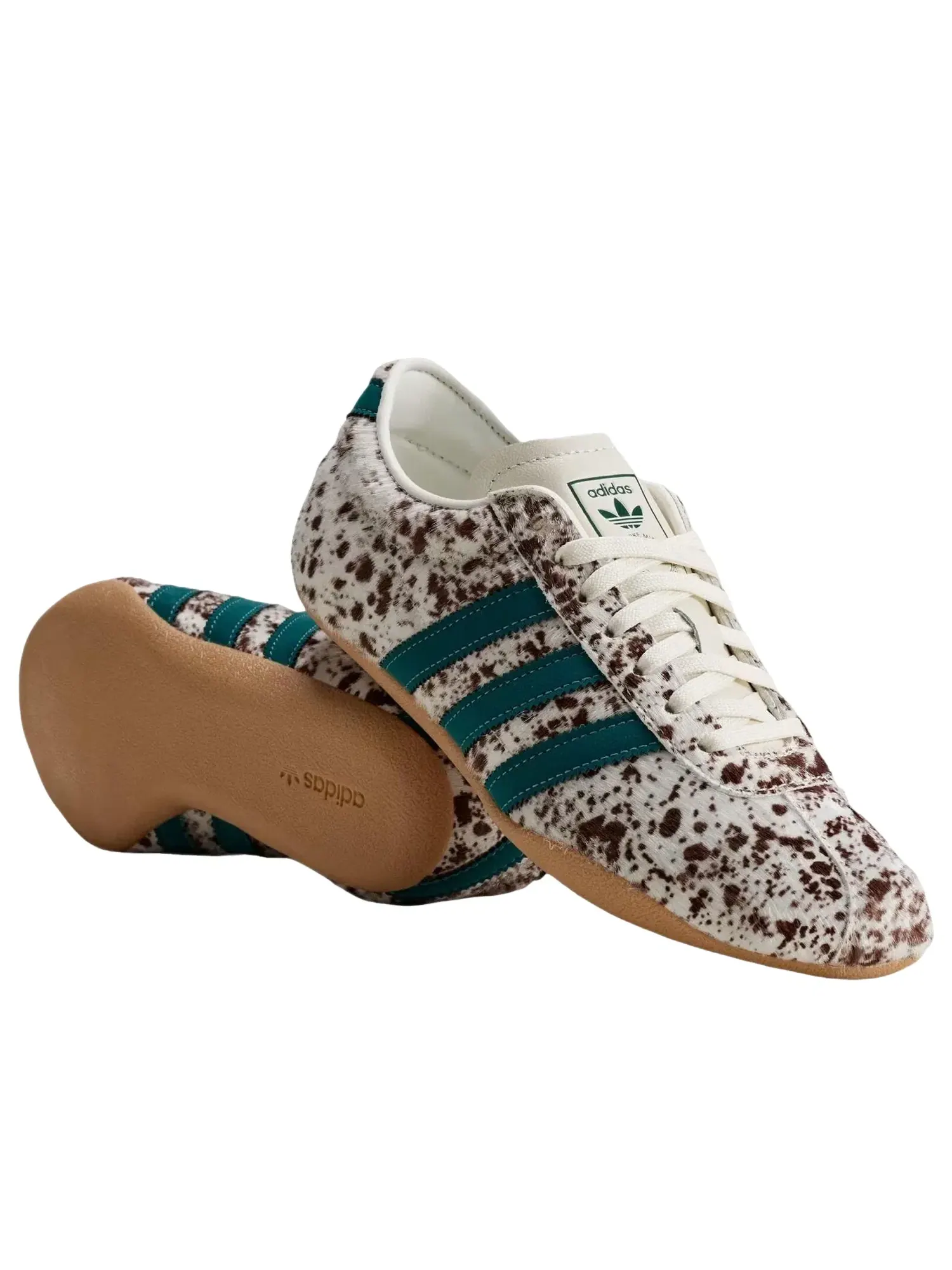 Женские кроссовки с кожаным верхом и шнуровкой Tokyo Adidas — изображение 3 из 3, белый