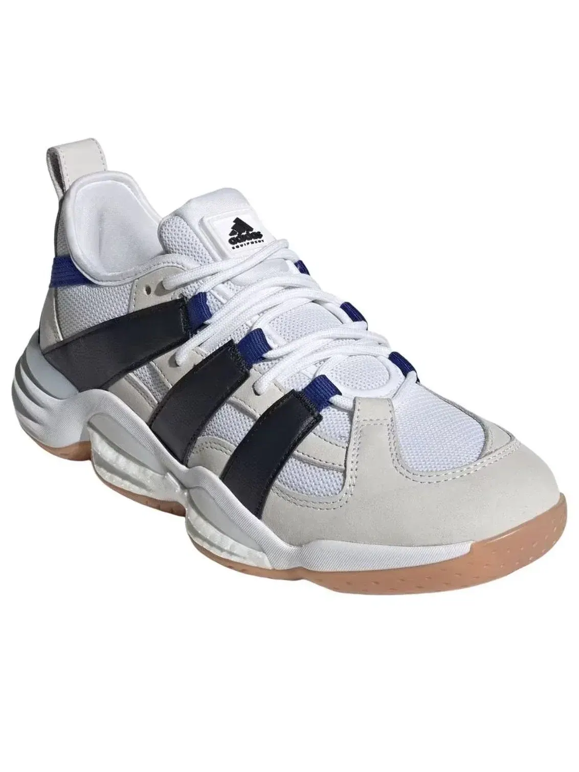Мужские кроссовки для тенниса с шнуровкой Adidas Court Stabil — изображение 4 из 5, белый