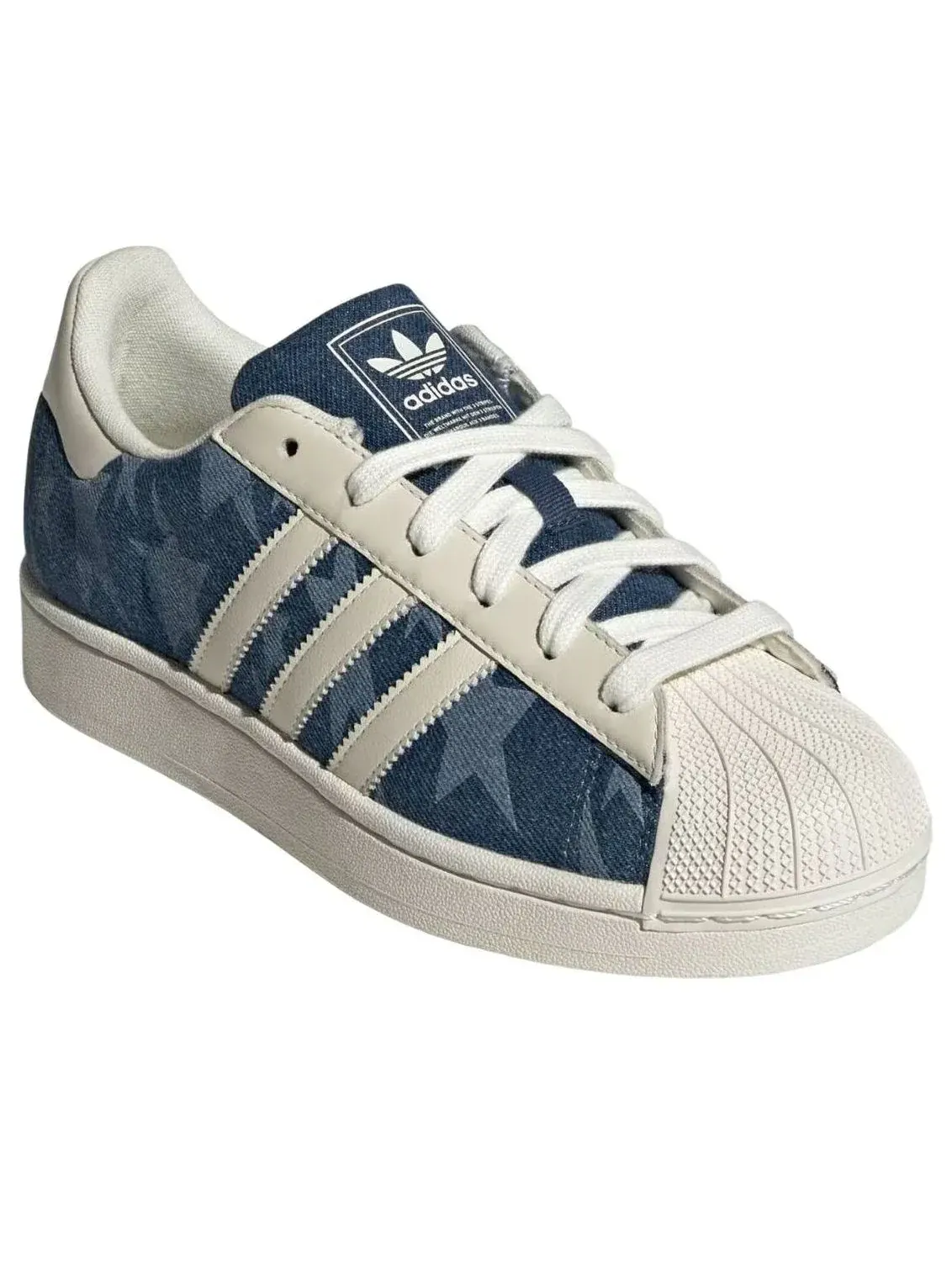 Кроссовки (WMNS) Adidas Superstar II 'Denim Star' — изображение 4 из 5, синий