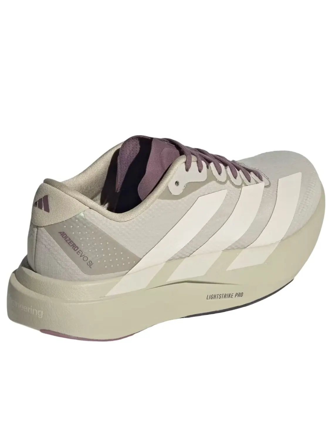 (WMNS) Adidas Adizero Evo SL 'Putty Grey Alumina Shadow Fig' — изображение 5 из 6, серый