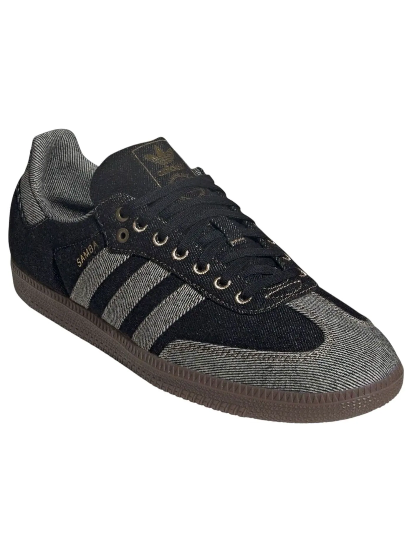 Кроссовки adidas Samba 'Black Denim' — изображение 2 из 5, черный