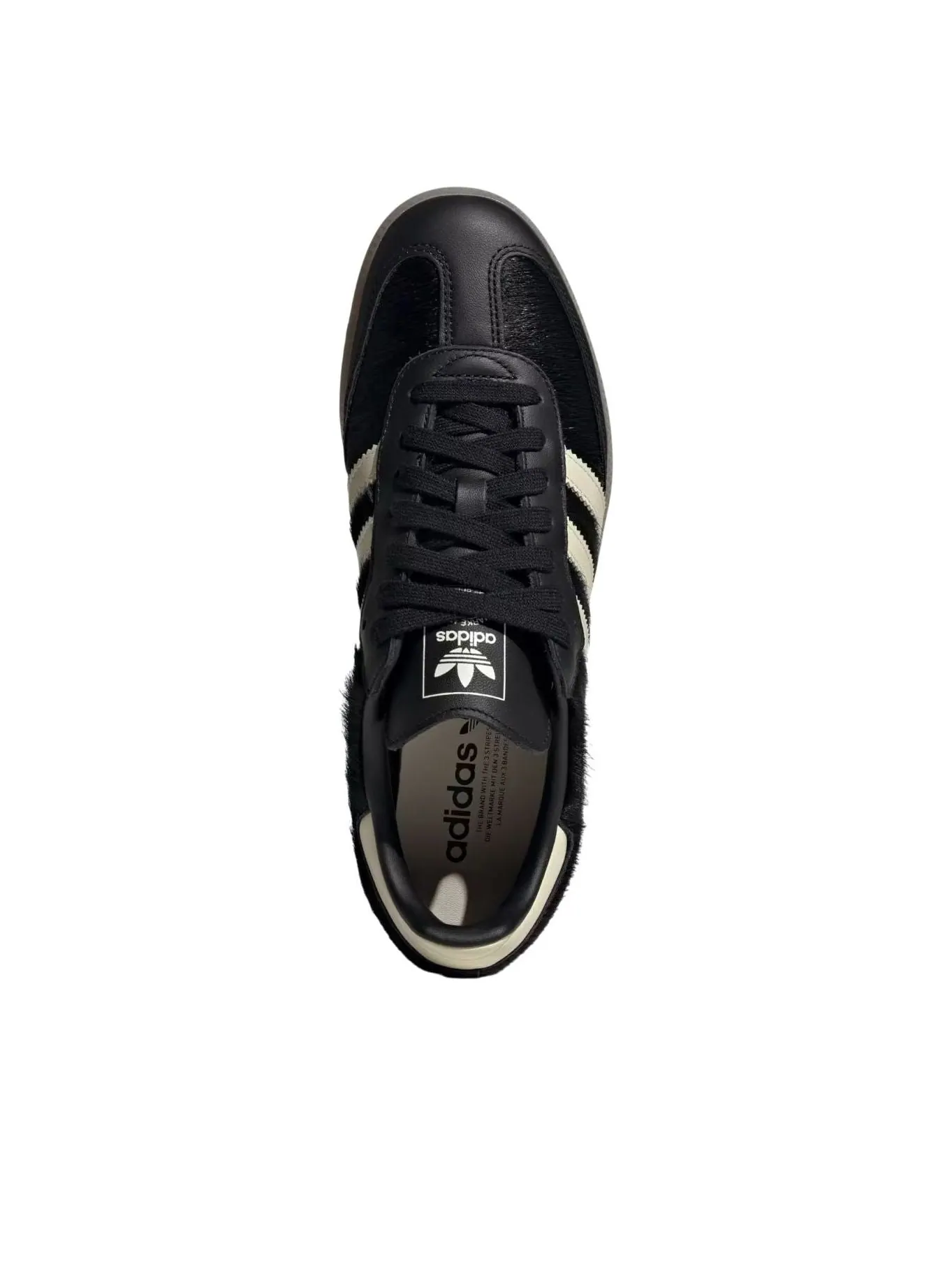 Кроссовки adidas Samba OG 'Black Cream Pony Hair' — изображение 2 из 5, черный