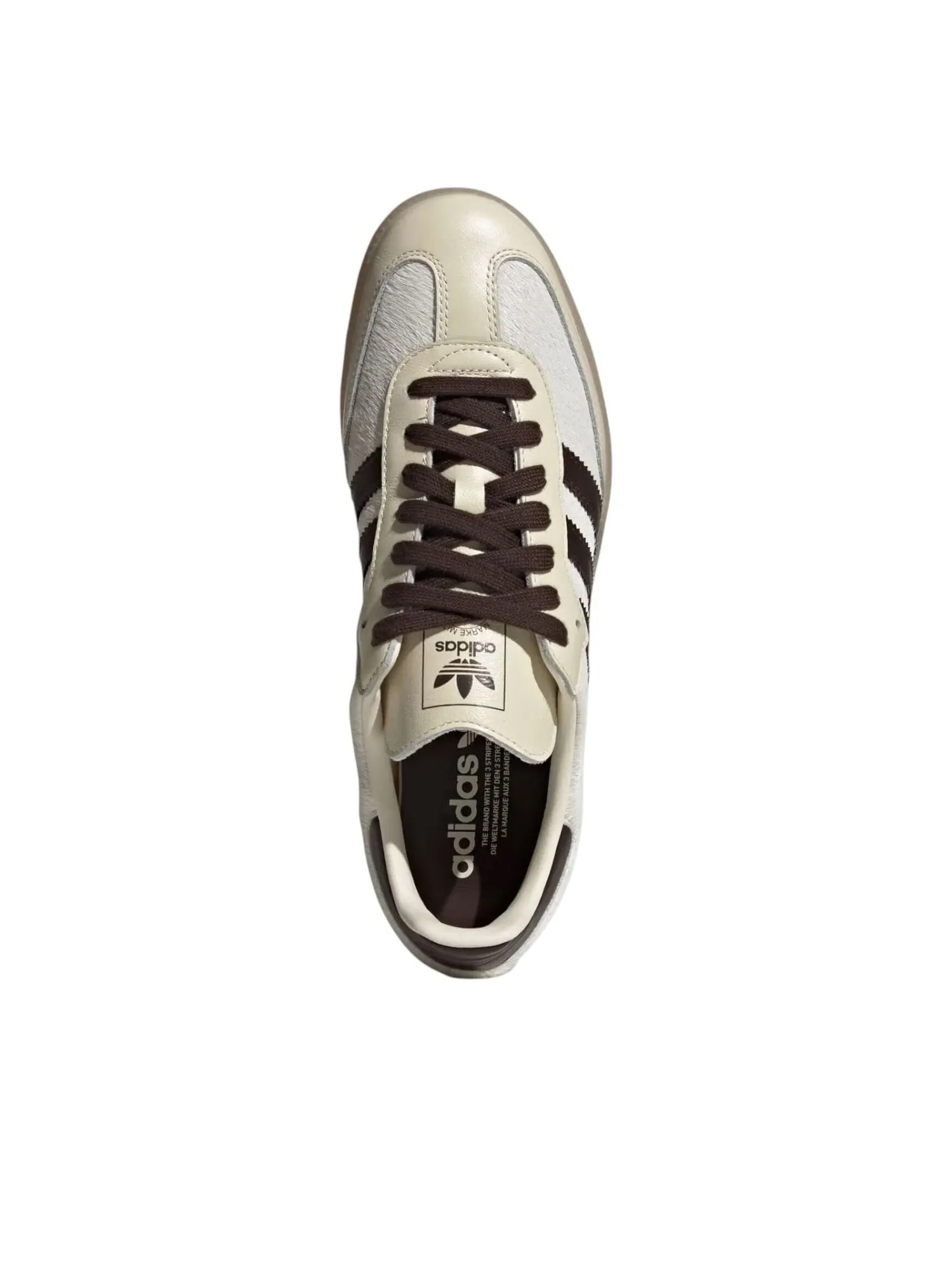 Кроссовки adidas Samba 'Cream White Mystery Brown' — изображение 3 из 5, белый