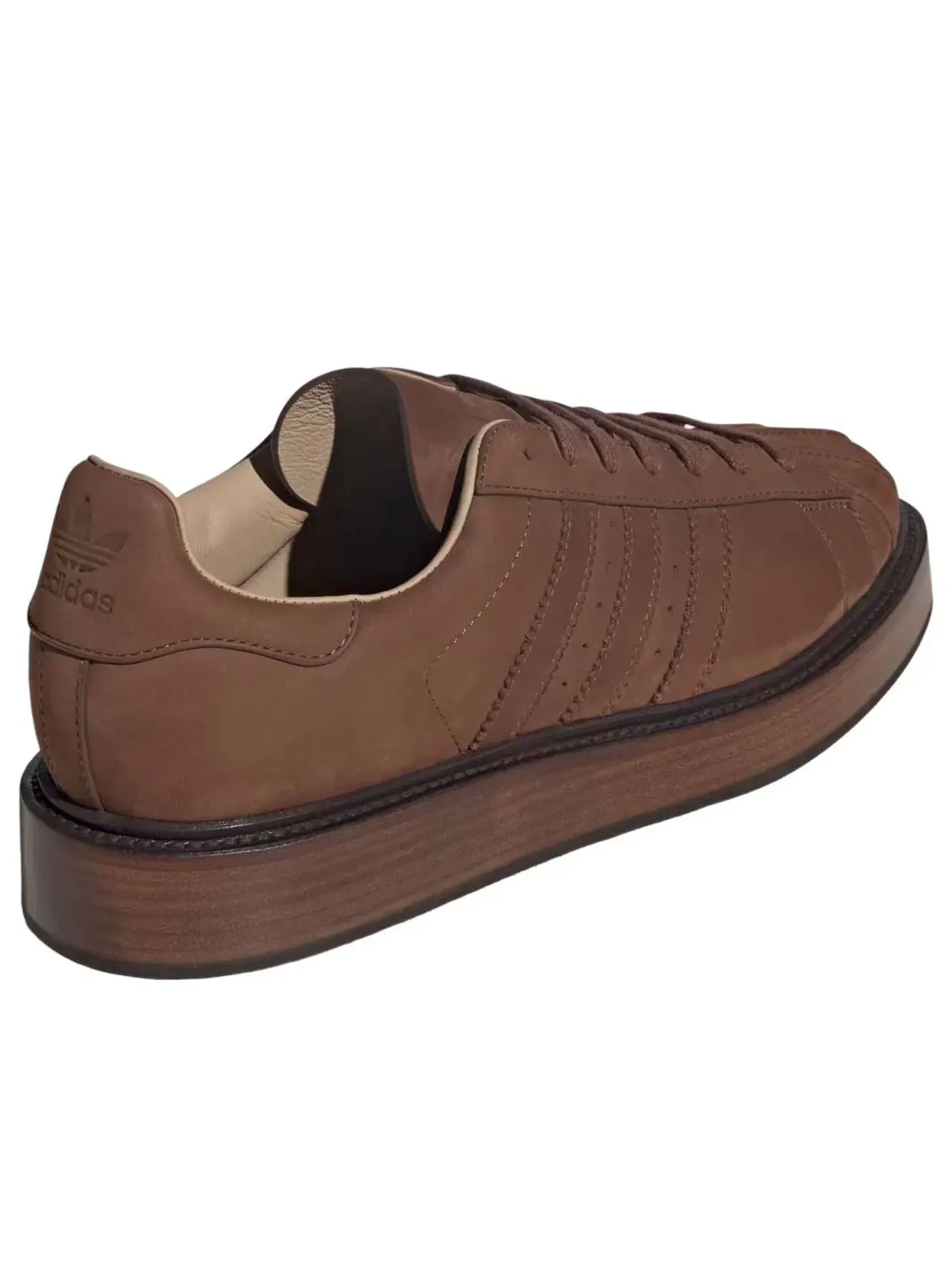 Кроссовки Adidas Superstar Lux Made in Italy 'Preloved Brown' KJ8987 — изображение 3 из 6, коричневый