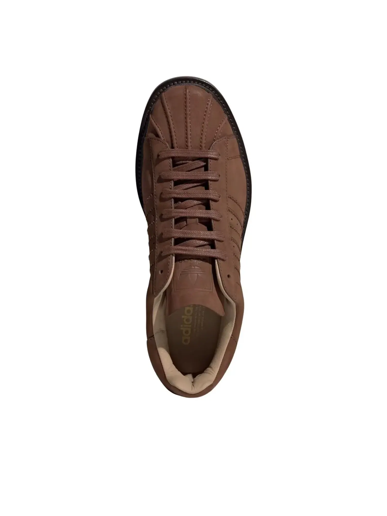 Кроссовки Adidas Superstar Lux Made in Italy 'Preloved Brown' KJ8987 — изображение 4 из 6, коричневый