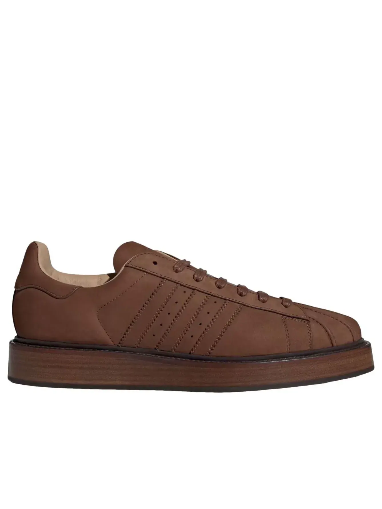 Кроссовки Adidas Superstar Lux Made in Italy 'Preloved Brown' KJ8987 — изображение 6 из 6, коричневый