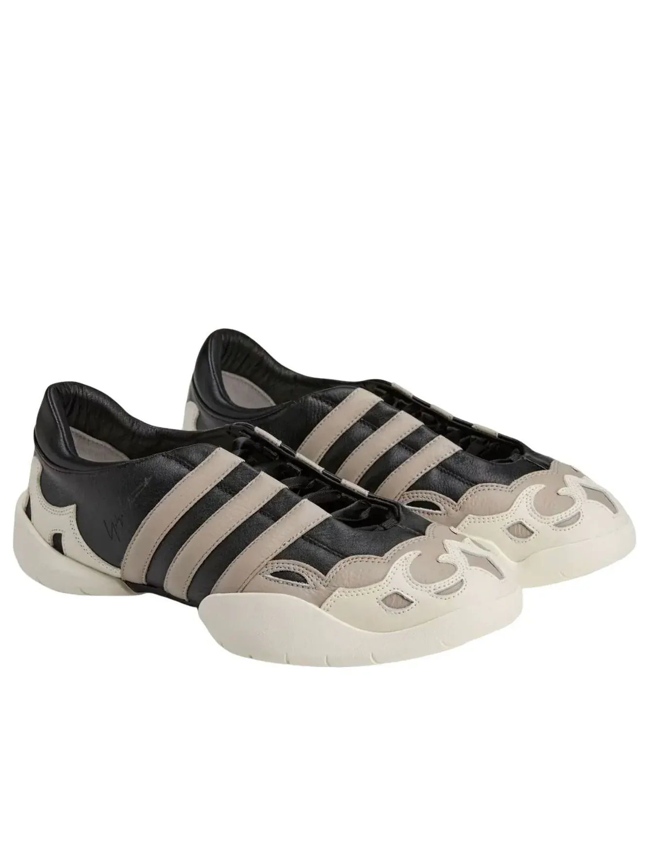 Туфли Adidas Y-3 Regu Mary Jane 'Black Off White Light Brown' — изображение 2 из 6, черный
