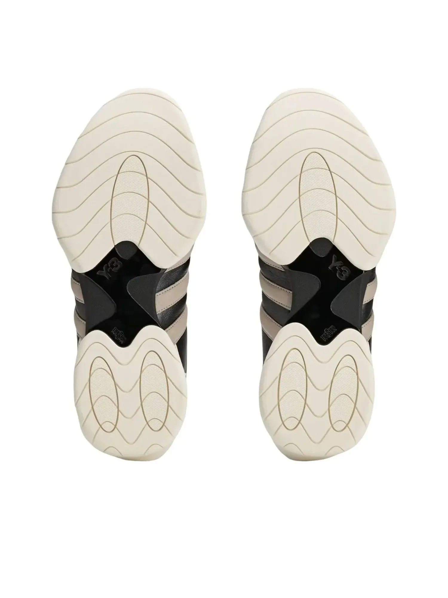 Туфли Adidas Y-3 Regu Mary Jane 'Black Off White Light Brown' — изображение 4 из 6, черный