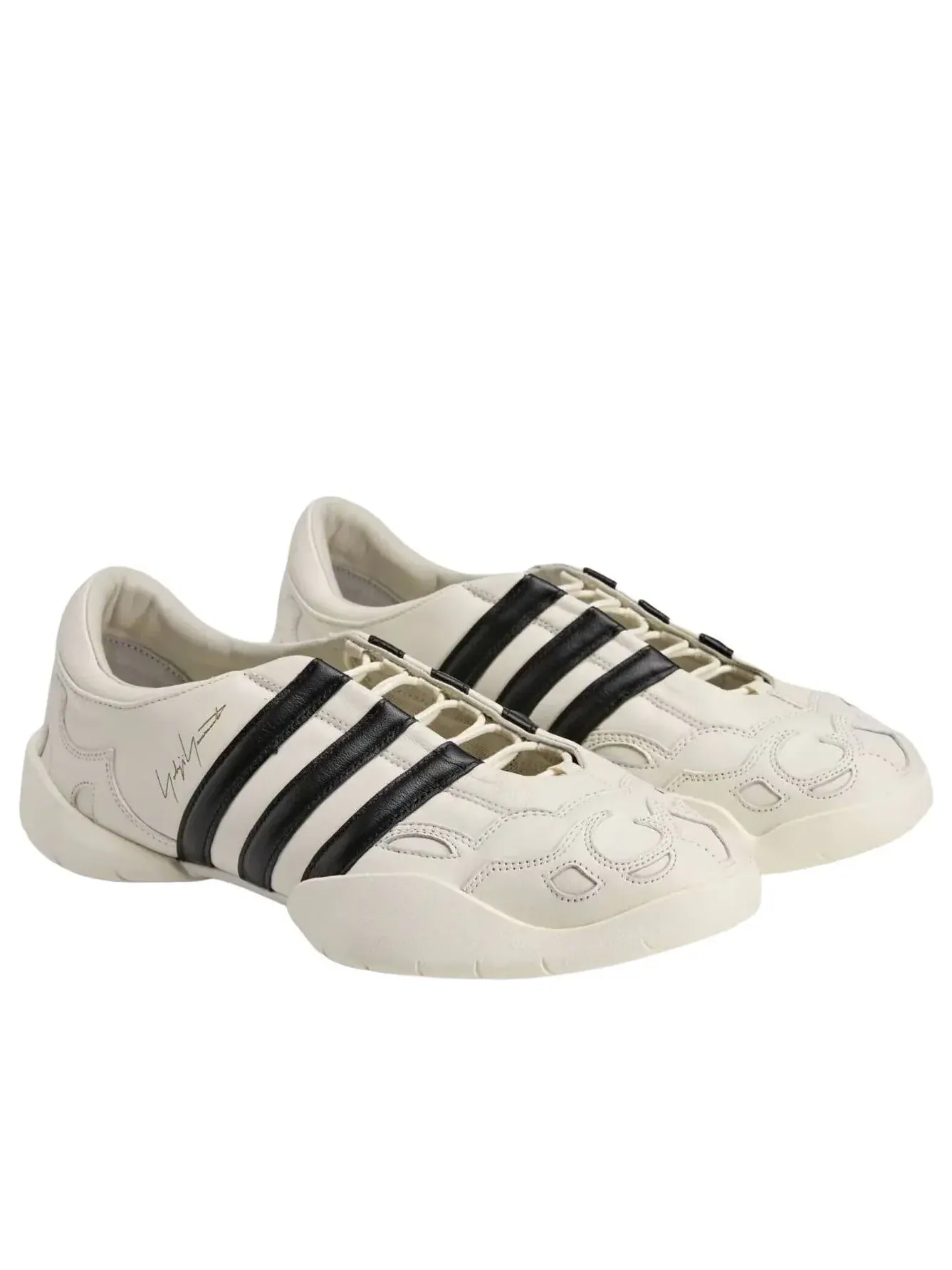 Туфли Adidas Y-3 Regu Mary Jane 'Off White Black' — изображение 2 из 6, белый