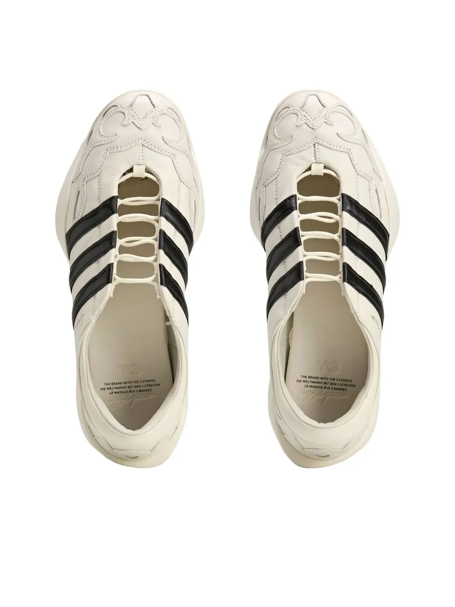 Туфли Adidas Y-3 Regu Mary Jane 'Off White Black' — изображение 3 из 6, белый