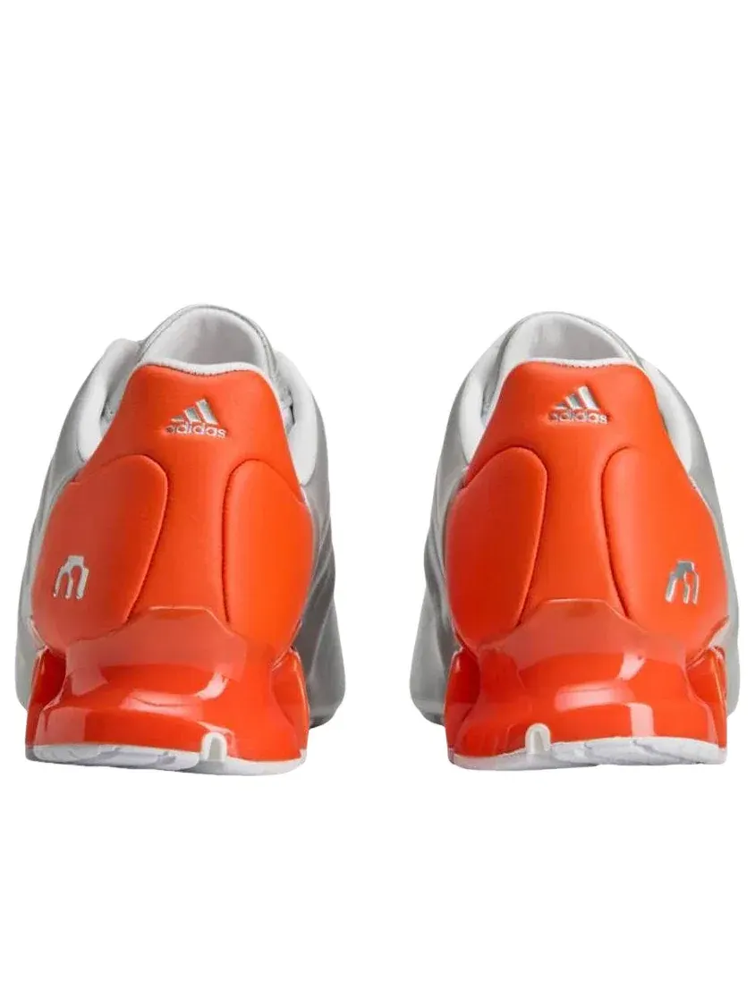 Кроссовки Adidas x Miaou Megaride S2 «Silver Metallic Semi Impact Orange» KJ9468 — изображение 4 из 6, серебряный