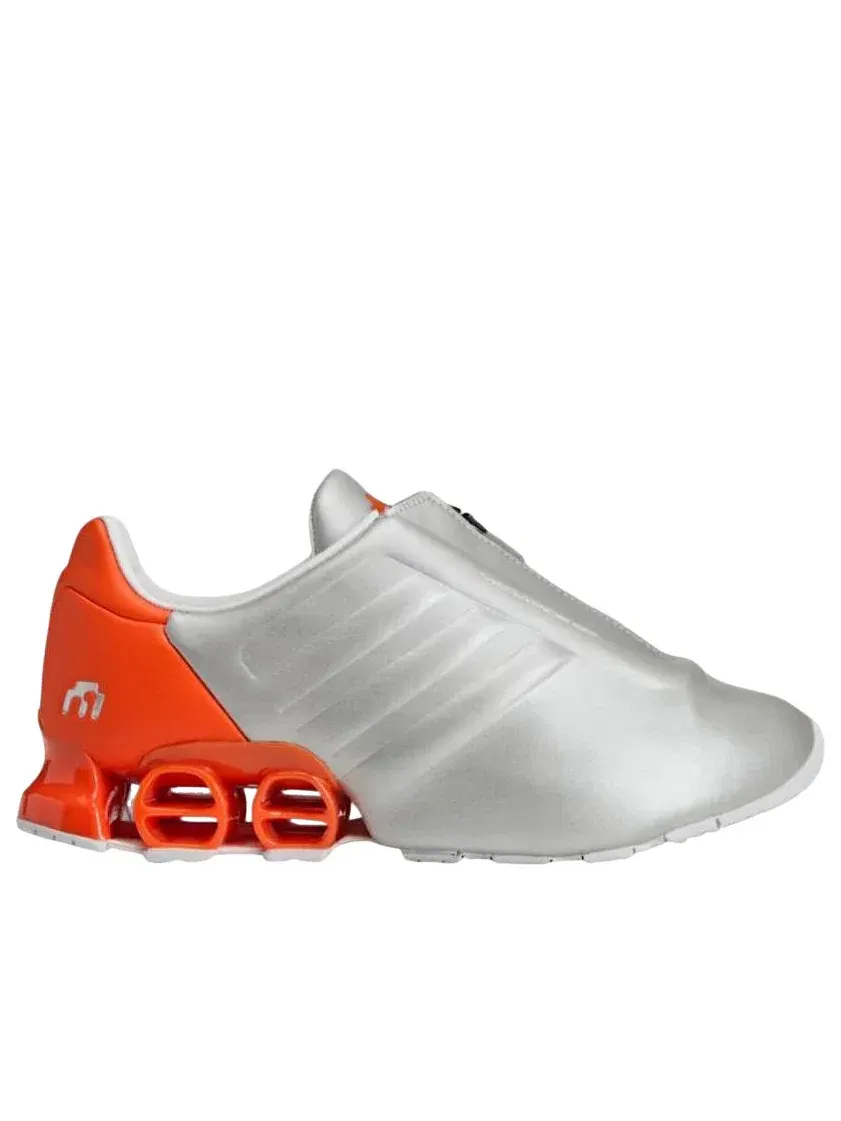 Кроссовки Adidas x Miaou Megaride S2 «Silver Metallic Semi Impact Orange» KJ9468 — изображение 6 из 6, серебряный