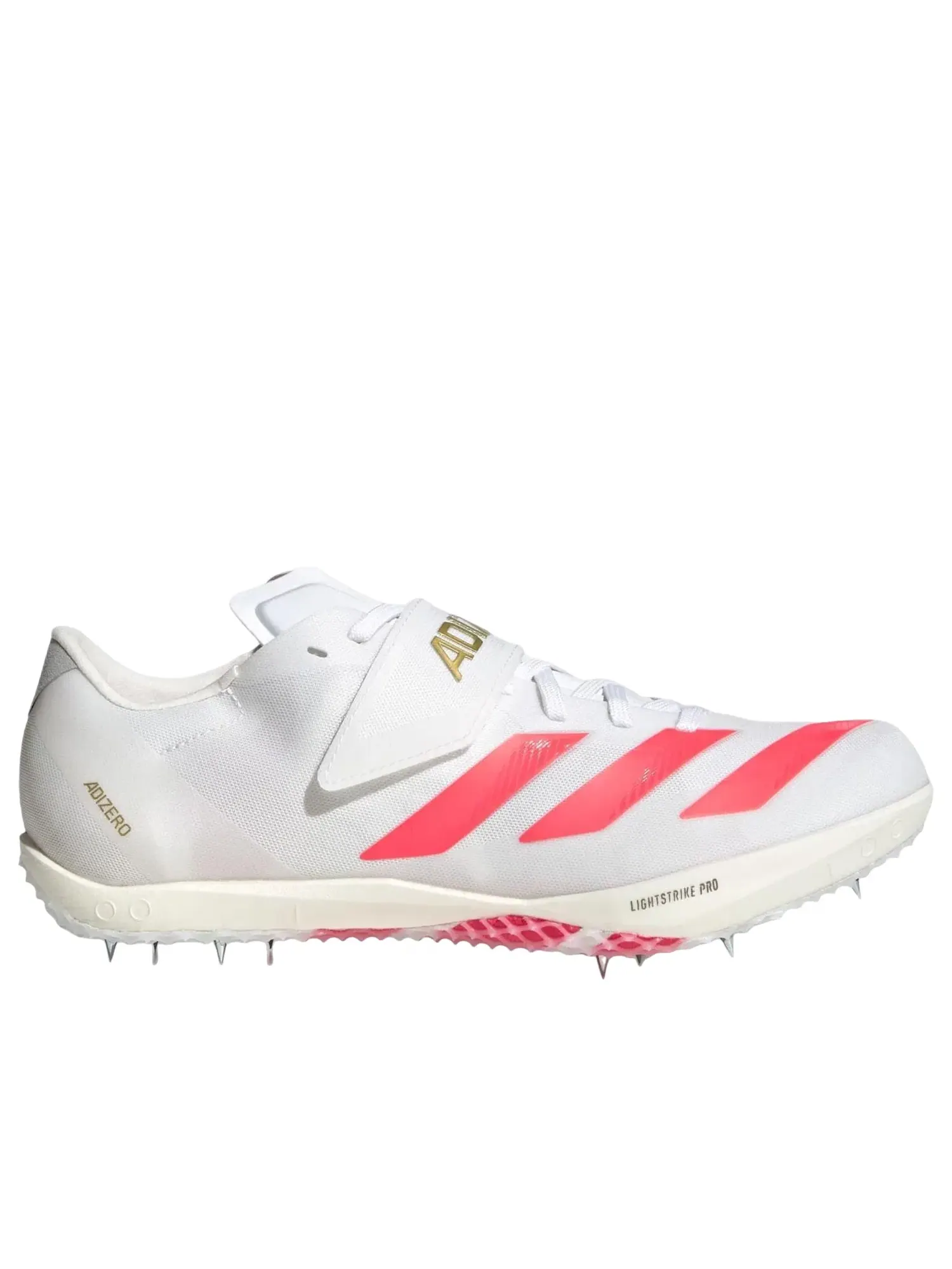 Мужские кроссовки для бега с шнуровкой Adizero High Jump Adidas — изображение 2 из 6, белый