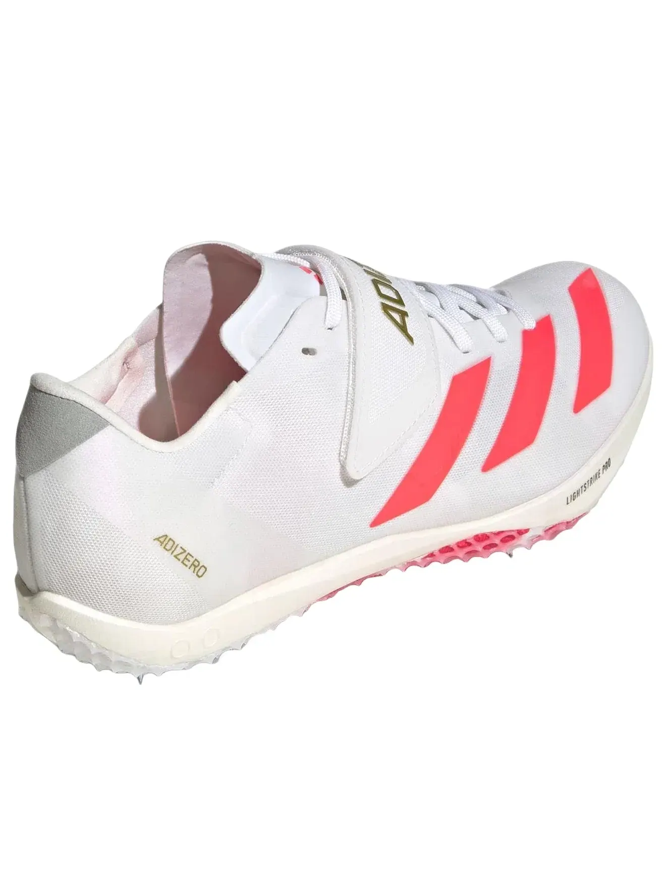 Мужские кроссовки для бега с шнуровкой Adizero High Jump Adidas — изображение 4 из 6, белый