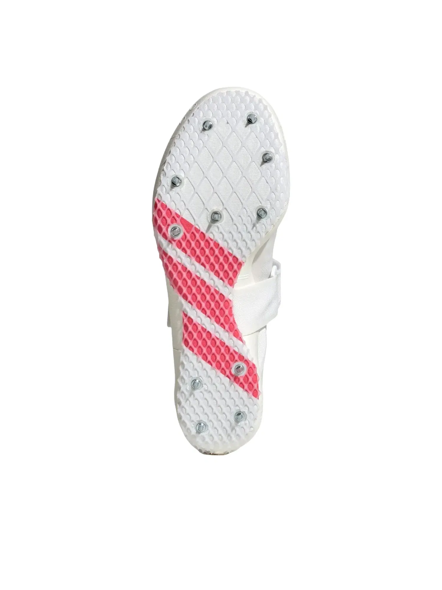 Мужские кроссовки для бега с шнуровкой Adizero High Jump Adidas — изображение 6 из 6, белый