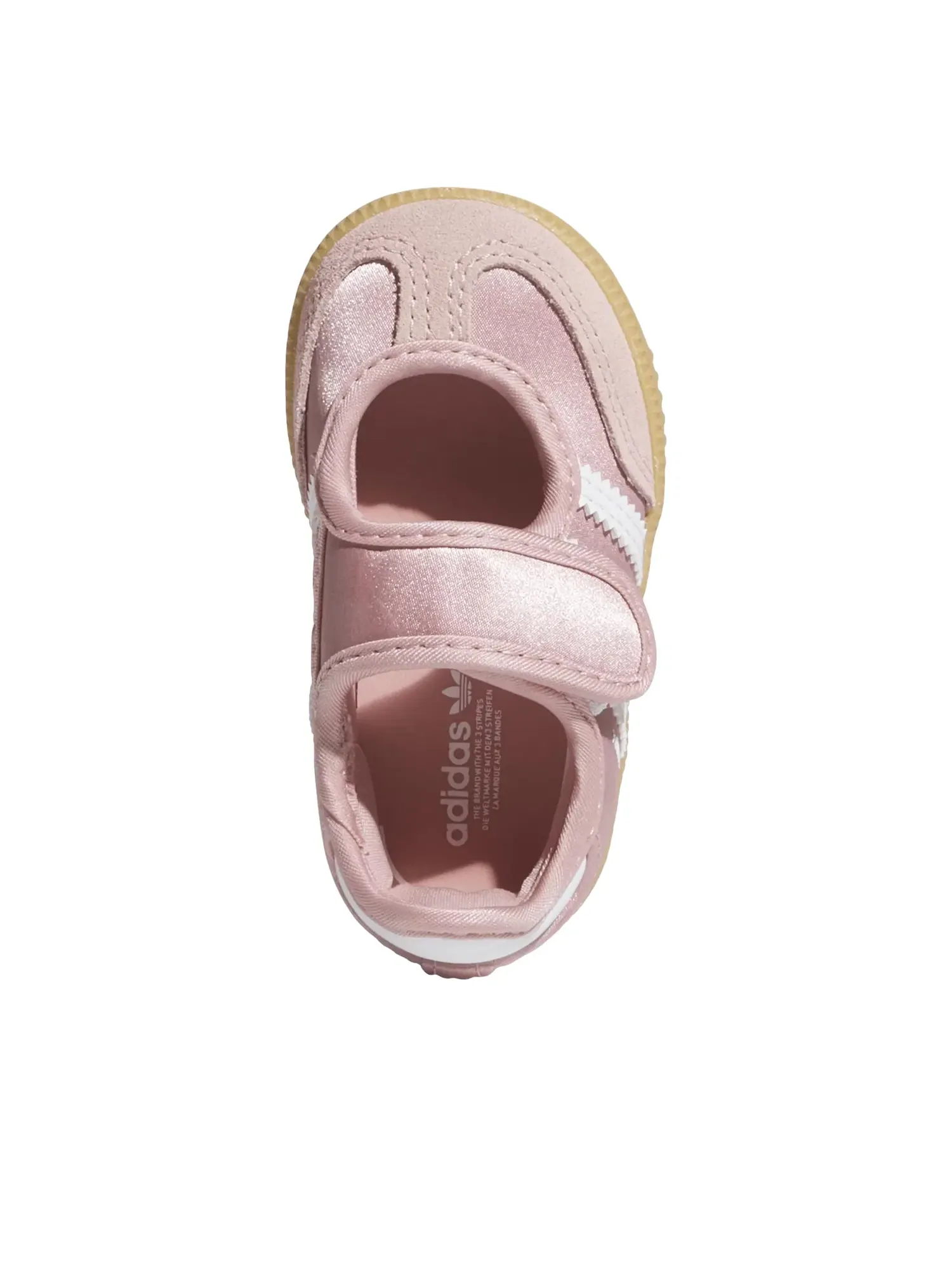 Детские кроссовки для малышей с липучкой Samba Jane Adidas — изображение 3 из 4, розовый
