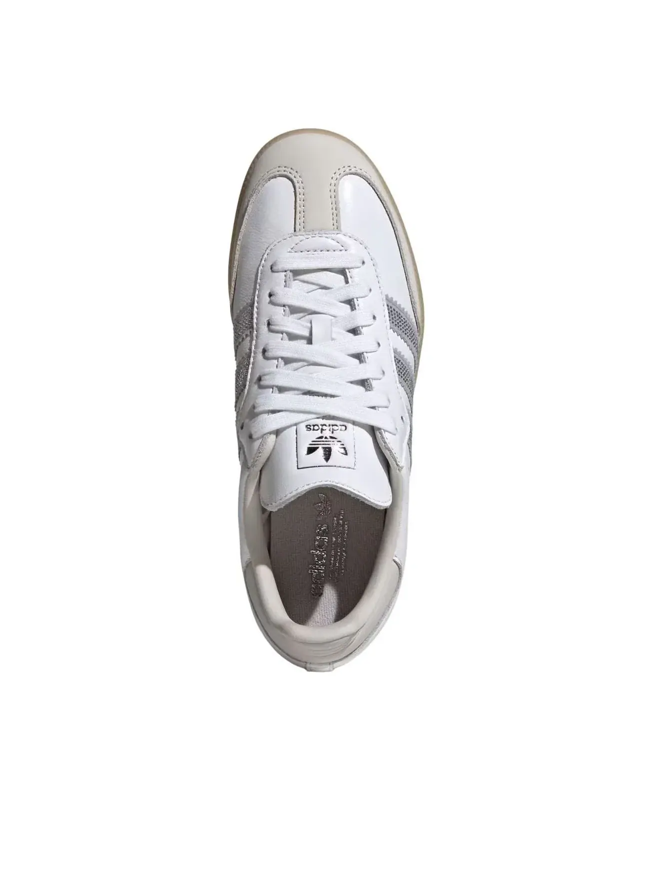 Кроссовки Adidas Samba OG 'White Silver Metallic' KK0063 — изображение 2 из 5, белый