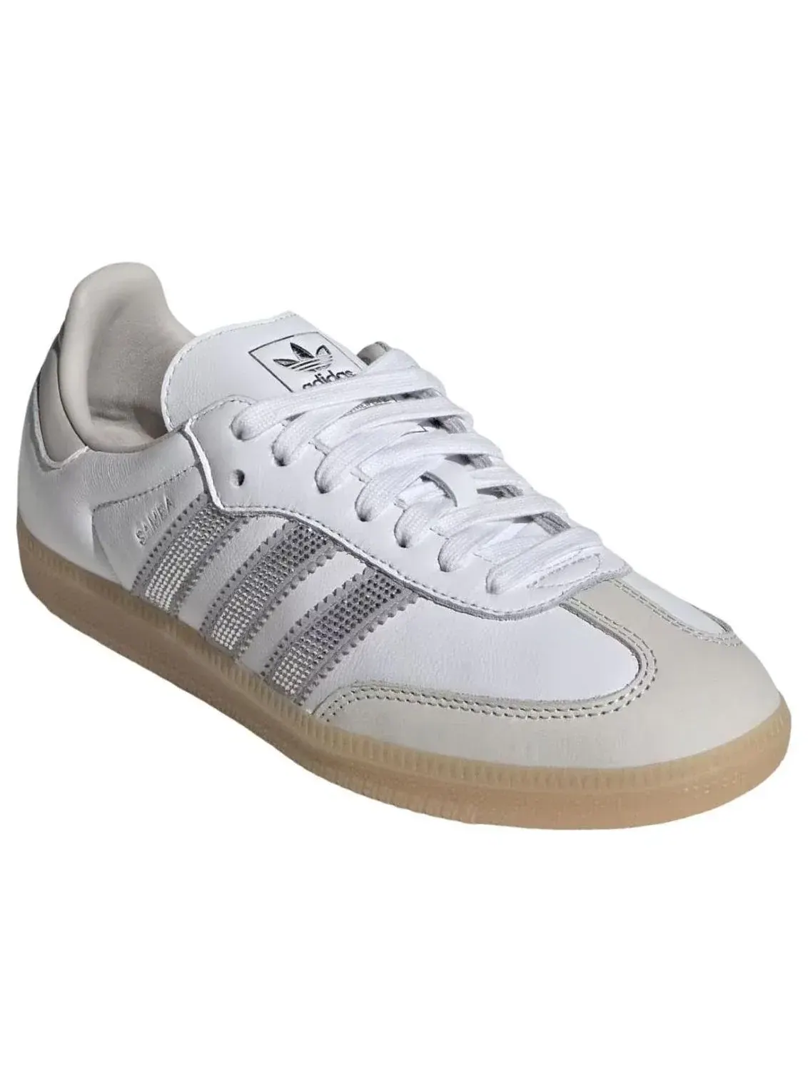 Кроссовки Adidas Samba OG 'White Silver Metallic' KK0063 — изображение 4 из 5, белый