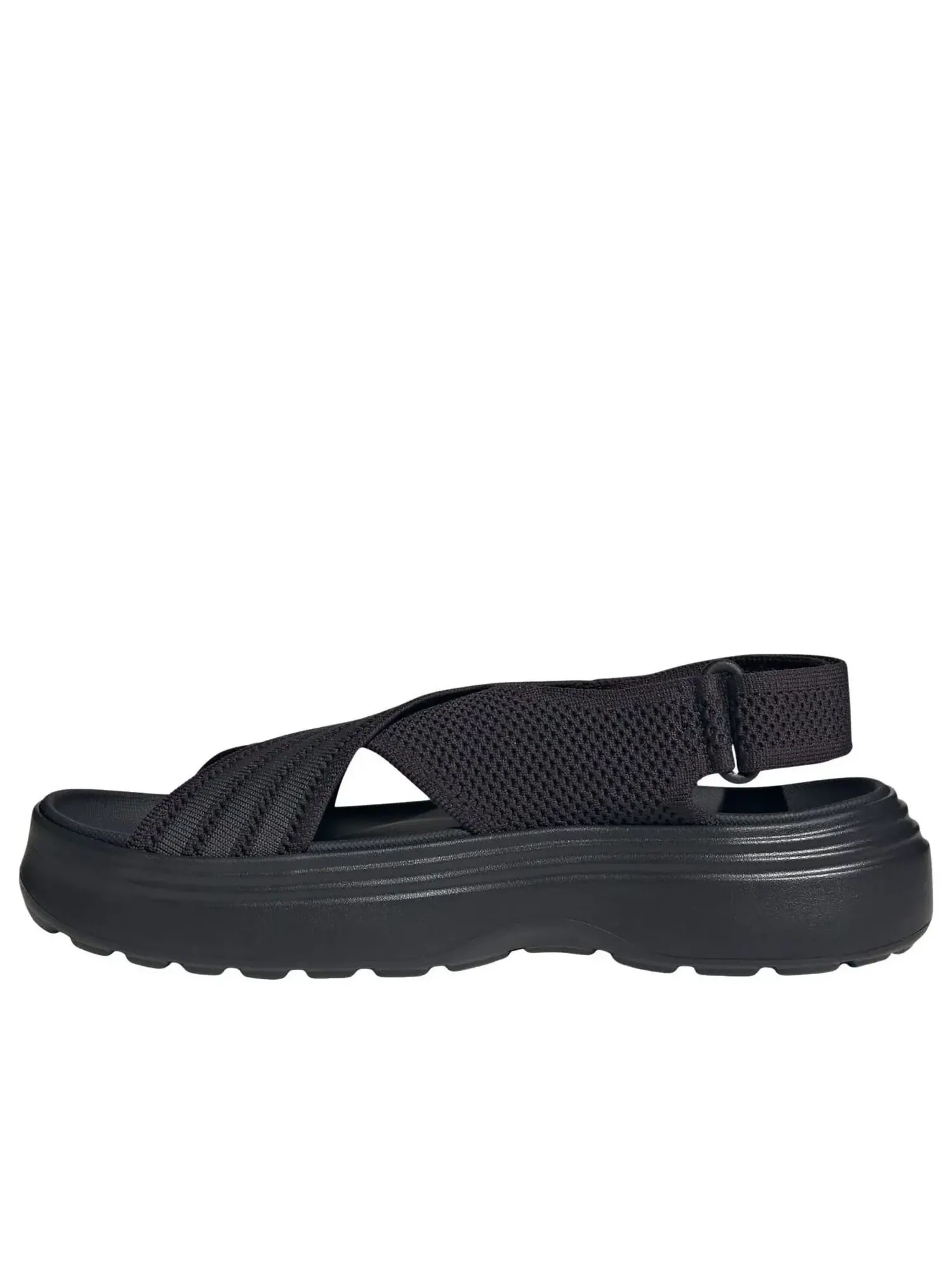 (WMNS) Сандалии Adidas Lifestyle 'Core Black Carbon' — изображение 1 из 8, черный