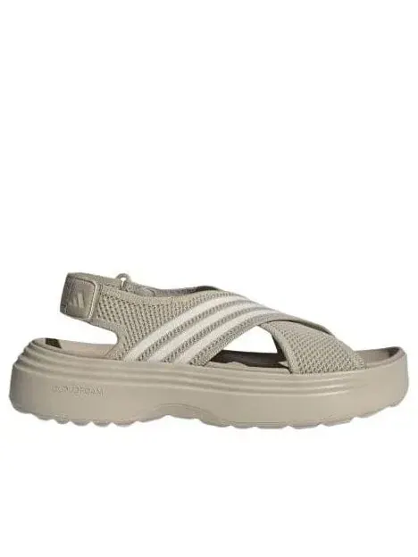 (WMNS) Сандалии Adidas Lifestyle 'Wonder Beige' — изображение 2 из 8, бежевый